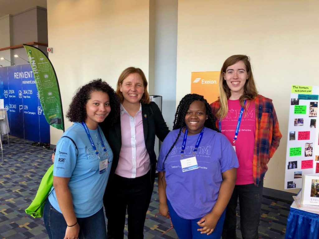 Students at Exelon's Innovation Expo