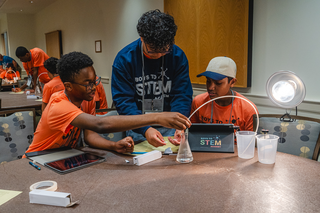 Students at the STEM Academy